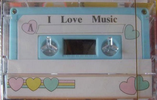 Compact Cassette Creative I Love Music 60 "Blue" Type I Normal 1986 South Korea
