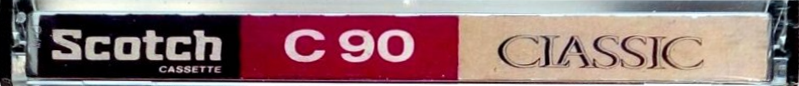 Compact Cassette Scotch Classic 90 Type III Ferro Chrome 1975 Europe