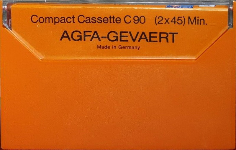 Compact Cassette AGFA 90 Type I Normal 1972 Europe