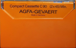Compact Cassette AGFA 90 Type I Normal 1972 Europe