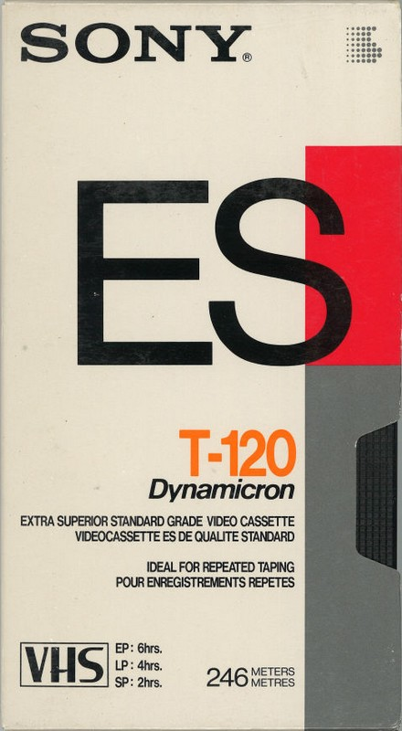 VHS, Video Home System: Sony  - ES 120