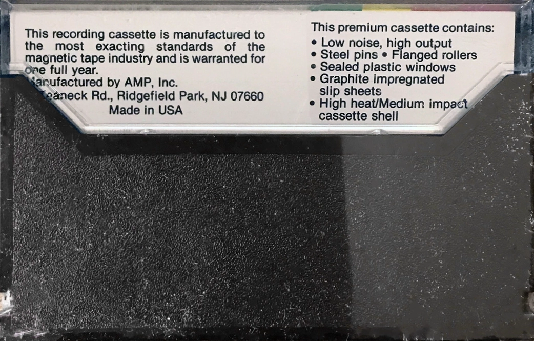 Compact Cassette AMP 60 "Spoken World" Dictating Cassette 1978 USA