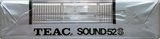 Compact Cassette Teac SOUND 52 "/52S" Type I Normal 1984 USA