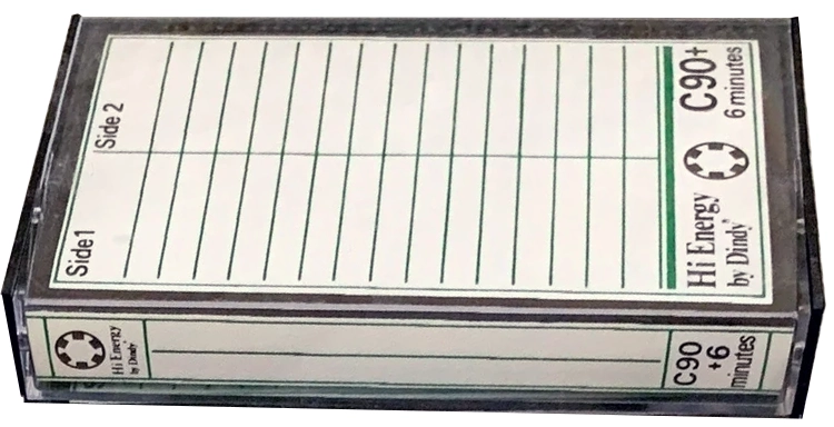 Compact Cassette Dindy Hi Energy 90+6 Type I Normal 1978 Australia