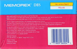 Compact Cassette Memorex dBS 90 Type I Normal 1990 USA