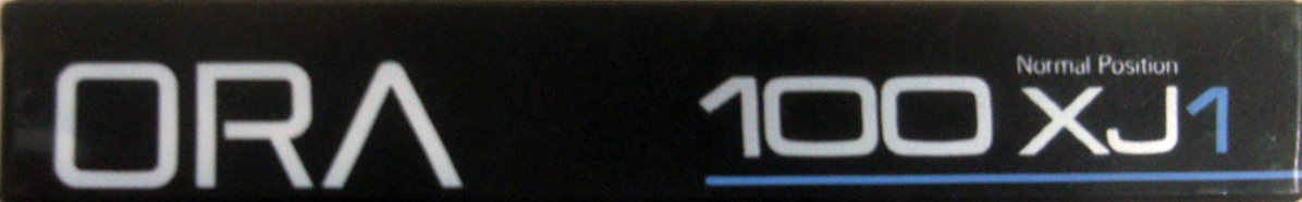 Compact Cassette Ora XJ 100 "C-100XJ1" Type I Normal 1992 Japan