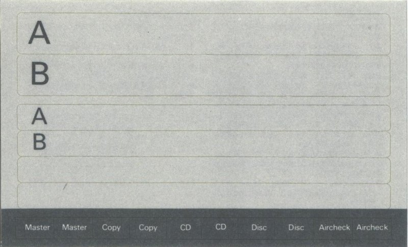 Compact Cassette Ora XJ 100 "C-100XJ1" Type I Normal 1992 Japan