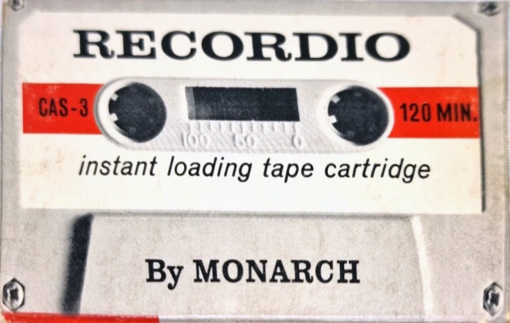 Compact Cassette Monarch Recordio 120 "CAS-3" Type I Normal USA