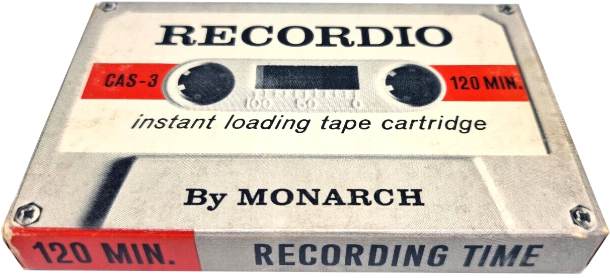 Compact Cassette Monarch Recordio 120 "CAS-3" Type I Normal USA