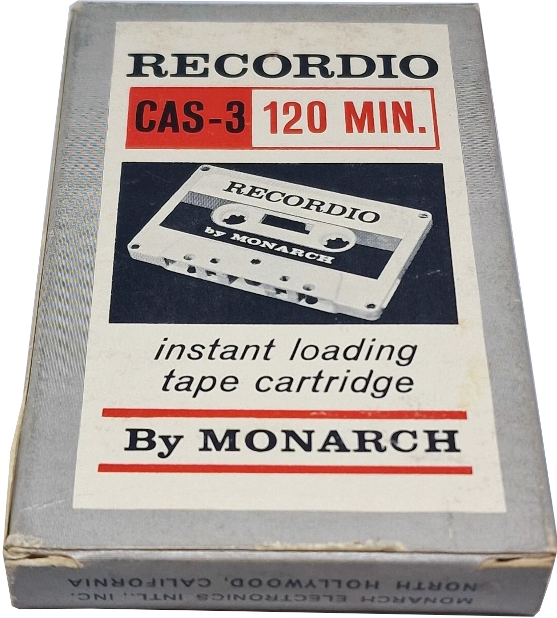 Compact Cassette Monarch Recordio 120 "CAS-3" Type I Normal USA