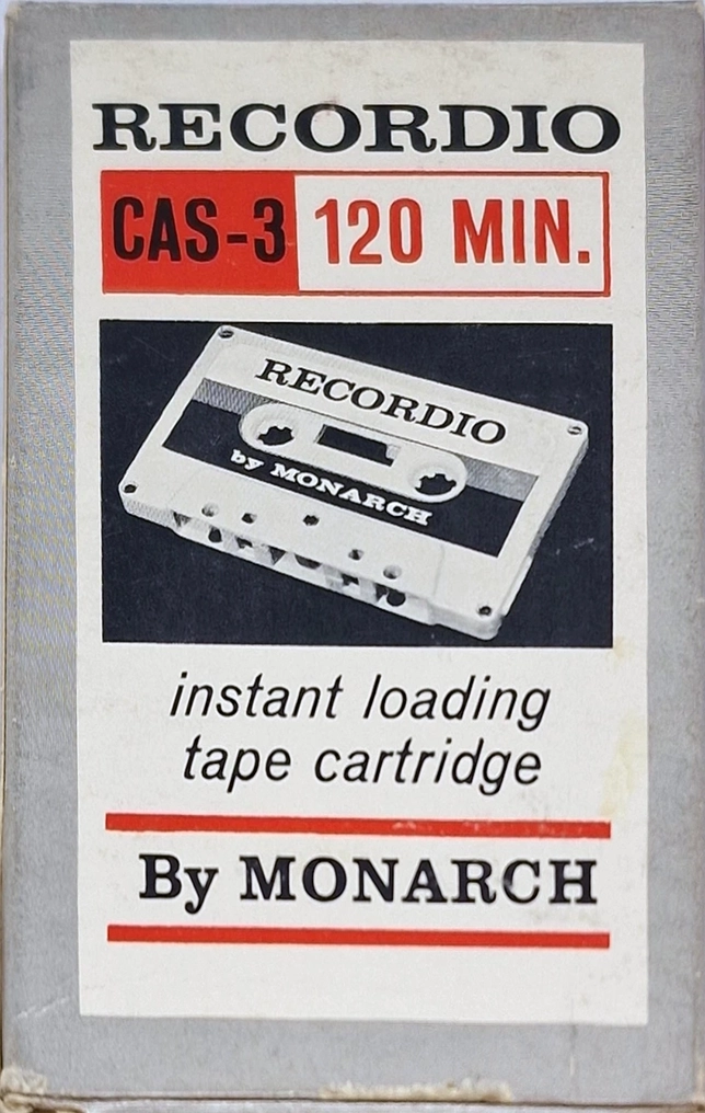 Compact Cassette Monarch Recordio 120 "CAS-3" Type I Normal USA