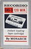 Compact Cassette Monarch Recordio 120 "CAS-3" Type I Normal USA