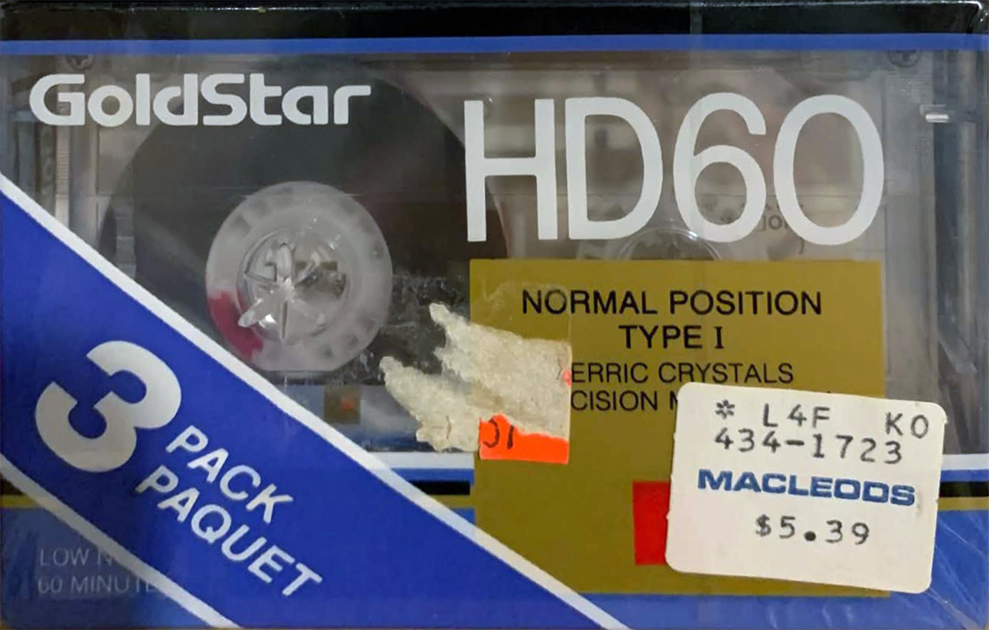 3 pack Goldstar HD 60 Type I Normal 1990 Canada