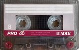 Compact Cassette Leader Pro 60 Type I Normal Latin America