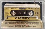 Compact Cassette Ampex 2020+ 60 Type II Chrome 1978 USA