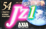 Compact Cassette AXIA J`z 1 54 "JZ1A 54" Type I Normal 1992 Japan