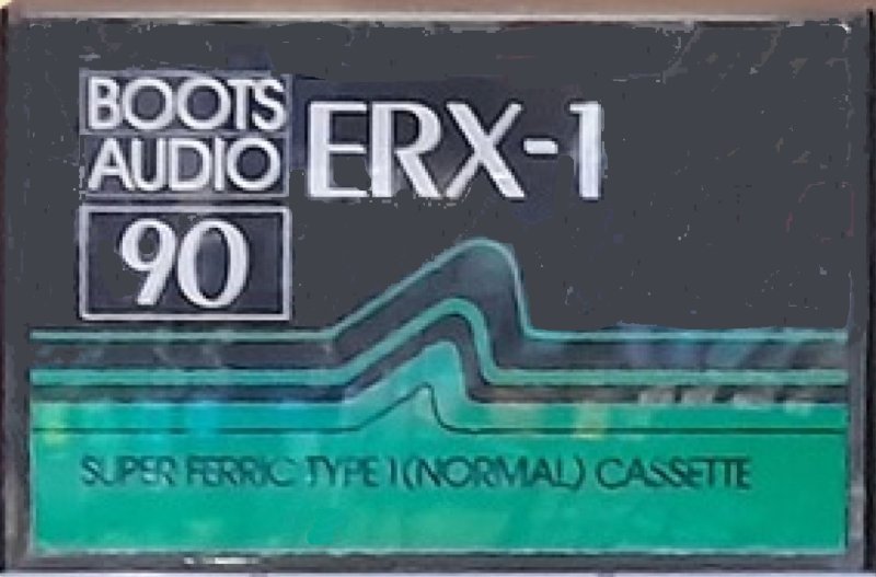 Compact Cassette Boots / Boots Audio ERX-1 90 Type I Normal 1984 UK