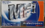 Compact Cassette Melectronic MF I 60 "Migros" Type I Normal Switzerland