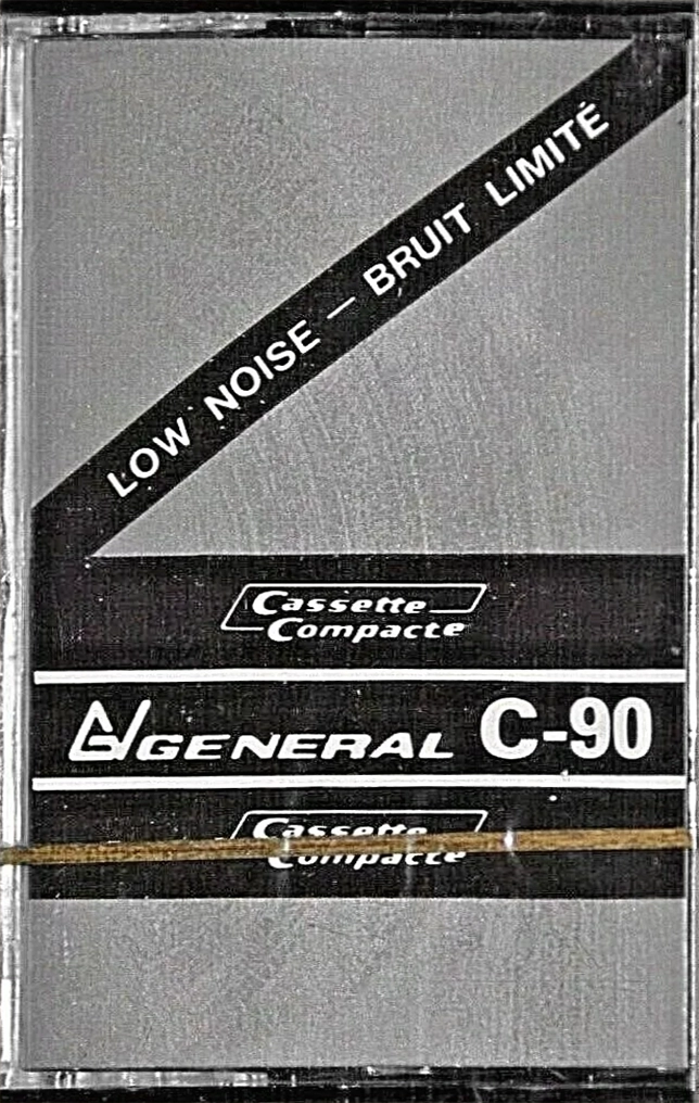 Compact Cassette General 90 Type I Normal 1980 Canada