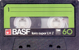 Compact Cassette BASF Ferro Super LH I 60 Type I Normal 1977 Europe
