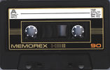 Compact Cassette Memorex HB 90 Type II Chrome 1982 USA
