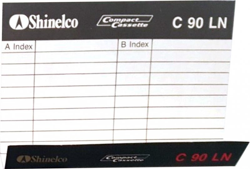 Compact Cassette Shinelco LN 90 Type I Normal 1980 Italy