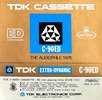 Compact Cassette TDK ED 90 "C-90ED" Type I Normal 1972 USA