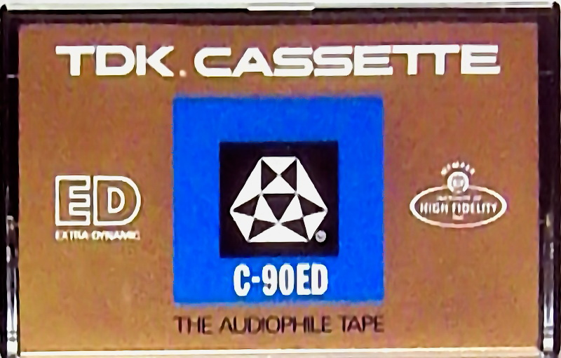 Compact Cassette TDK ED 90 "C-90ED" Type I Normal 1972 USA