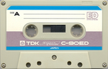 Compact Cassette TDK ED 90 "C-90ED" Type I Normal 1972 USA