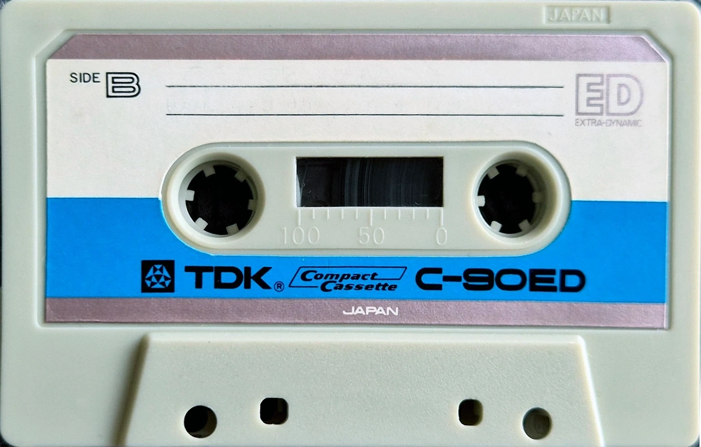 Compact Cassette TDK ED 90 "C-90ED" Type I Normal 1972 USA