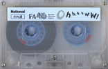 Compact Cassette National FA 46 "RT-FA46-B" Type I Normal 1987 Japan