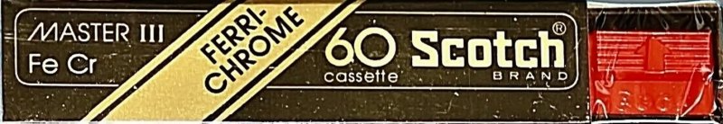 Compact Cassette Scotch Master III 60 Type III Ferro Chrome 1979 USA