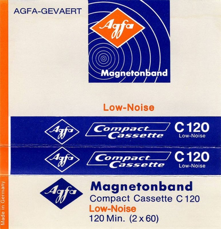 Compact Cassette AGFA 120 Type I Normal 1970 Europe