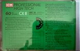 Compact Cassette ICM CX II 60 Type II Chrome 1987 Europe