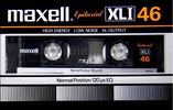 Compact Cassette Maxell XLI 46 Type I Normal 1982 Japan