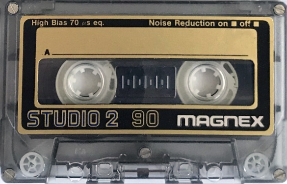Compact Cassette Magnex Studio 2 90 Type II Chrome 1980 Europe