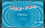 Compact Cassette ACE-PRO 40 Type I Normal Mexico
