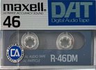 Digital Audio Tape Maxell 46 "R-46DM" Type IV Metal 1987 Japan