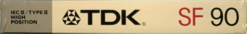 Compact Cassette TDK SF 90 Type II Chrome 1988 Australia, Europe