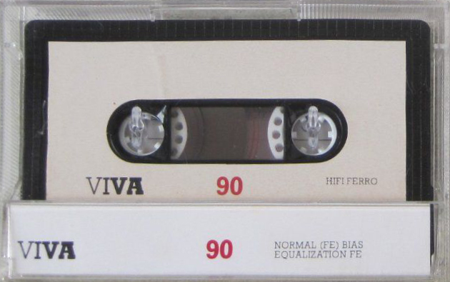Compact Cassette VIVA HIFI Ferro 90 Type I Normal 1985 France, Germany