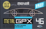 Compact Cassette Maxell GPX 46 "M-GPX 46" Type IV Metal 1992 Japan