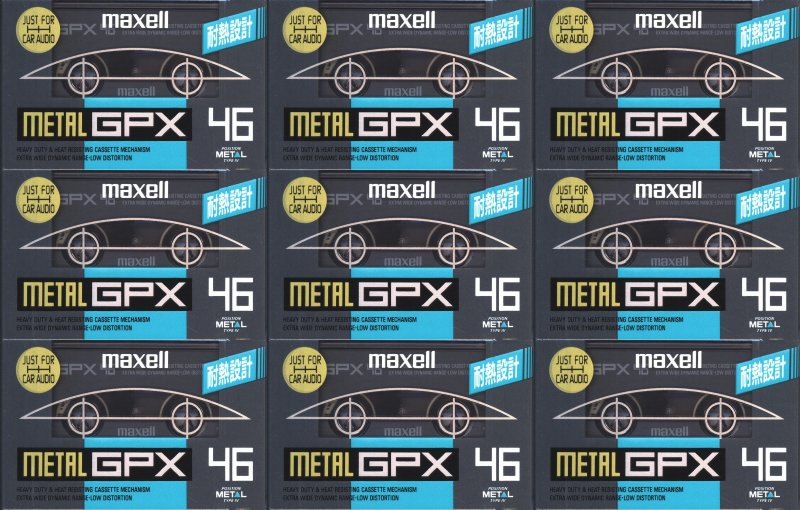 Compact Cassette: Maxell / Hitachi Maxell - GPX 46