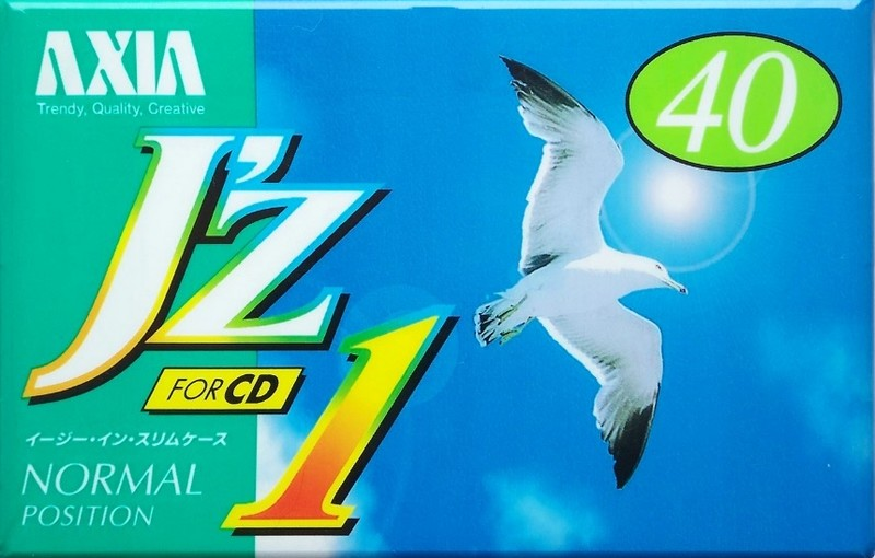 Compact Cassette AXIA J`z 1 40 "JZ1F 40" Type I Normal 1996 Japan