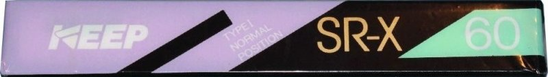Compact Cassette KEEP SR-X 60 Type I Normal 1986 Japan