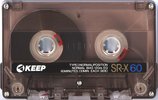 Compact Cassette KEEP SR-X 60 Type I Normal 1986 Japan