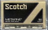 Compact Cassette Scotch Metafine 90 Type IV Metal 1979 Europe