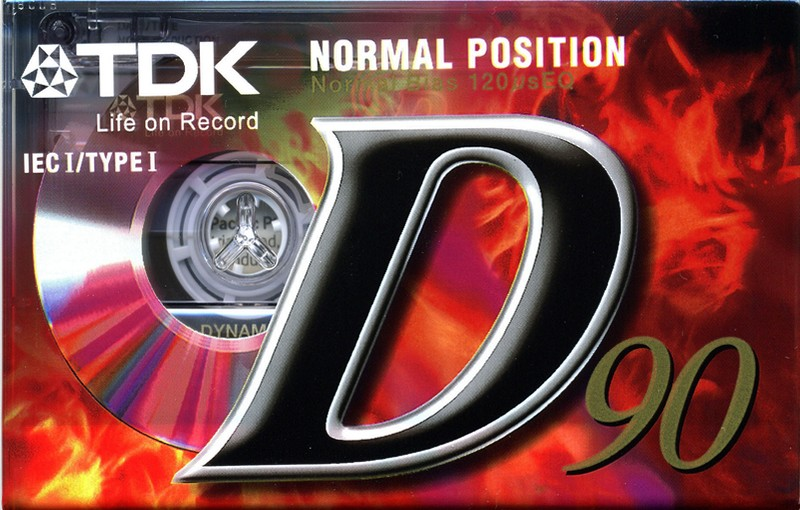Compact Cassette TDK D 90 "D-90EB" Type I Normal 2010 Worldwide