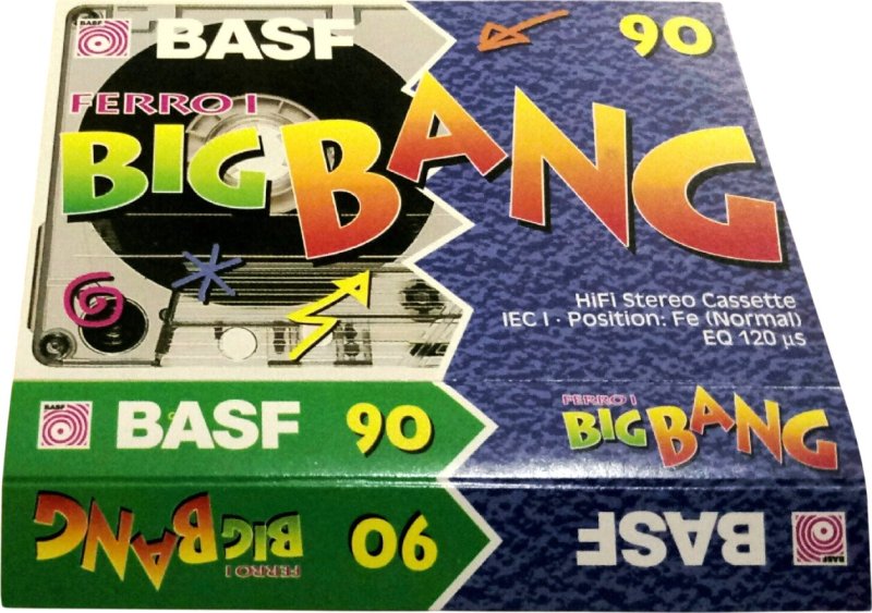 Compact Cassette BASF Ferro I 90 "BIG BANG" Type I Normal 1996 Indonesia