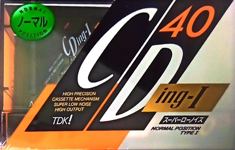 Compact Cassette TDK CDing 1 40 "CDING1-40M" Type I Normal 1990 Japan
