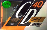 Compact Cassette TDK CDing 1 40 "CDING1-40M" Type I Normal 1990 Japan
